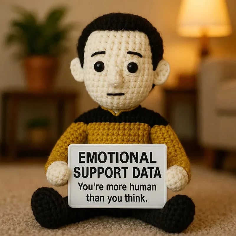 🎁Emotional Support Classic Movie Crochet Doll