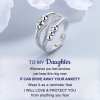 🔥 Last Day Promotion 49% OFF 🔥For Daughter -  Drive Away Your Anxiety Layer Cross Beads Fidget Ring