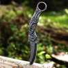 🐉 Dragon Folding Pocket Knife – Titanium-Plated Handle & Razor-Sharp Blade