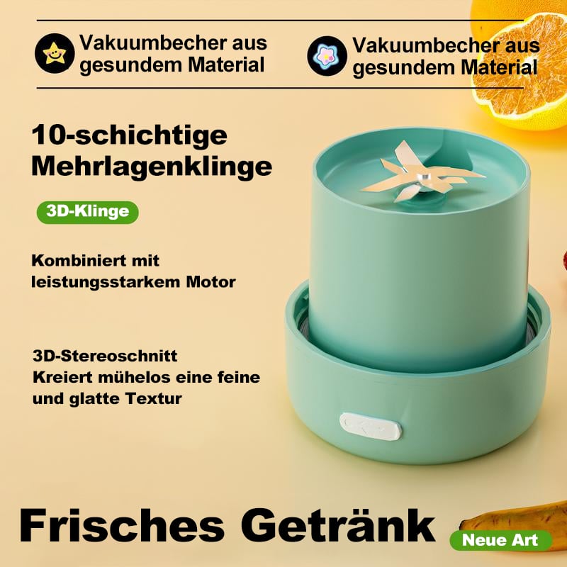🔥Letzter Tag 50% RABATT -BPA-freier elektrischer Entsafter & Mixer (500 ml)