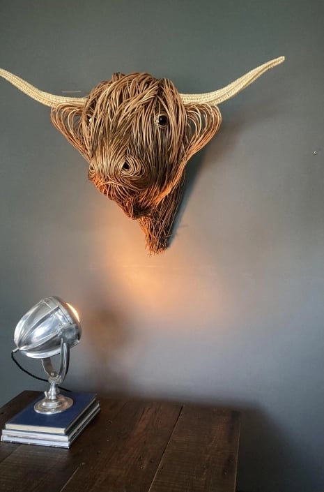 Woven Willow Highland Cow-💖Father's Day Sale💖