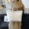 🔥Damen-Einkaufstasche mit Buchstaben-Print👜