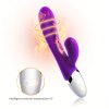 SHEMESIX - Female Masturbation Vibrator - Rabbit Clitoris G-Spot Automatic Telescopic Heating Vibrator