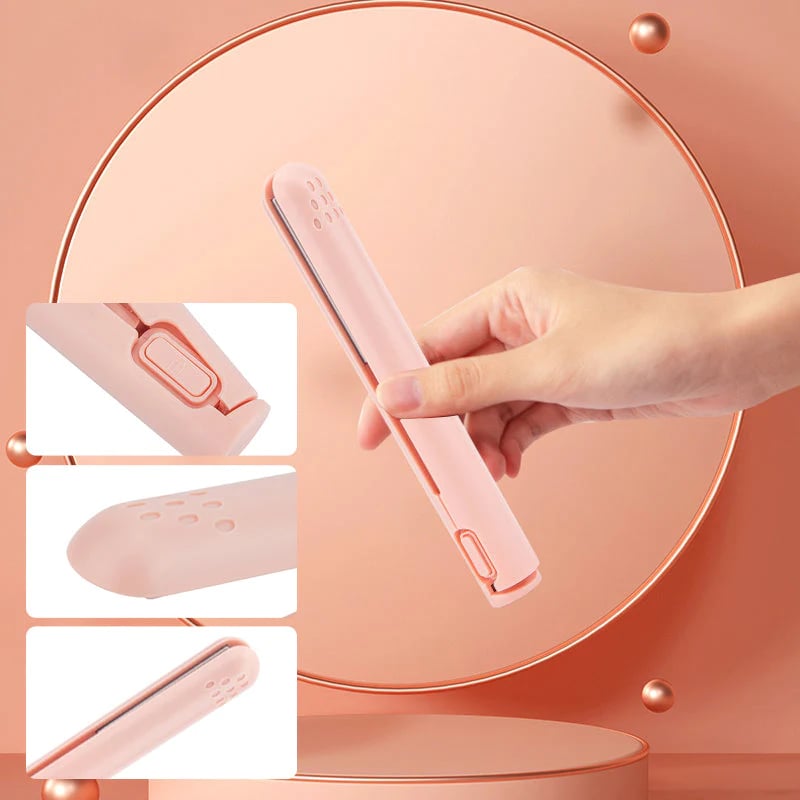 🔥Oaealn™ Mini-Lockenstab mit doppeltem Verwendungszweck