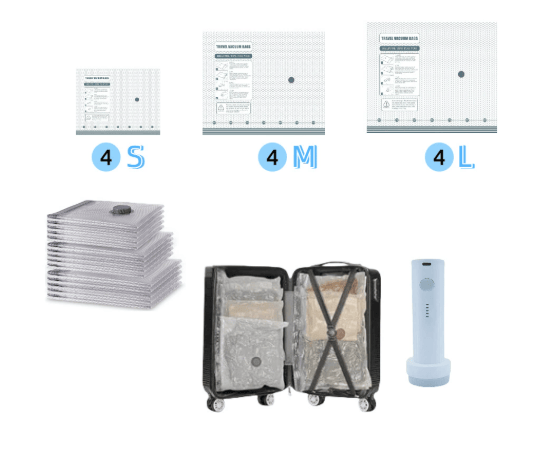 🔥Last Day Promotion 50% OFF🔥 Vacuum Storage Bags Travel Set