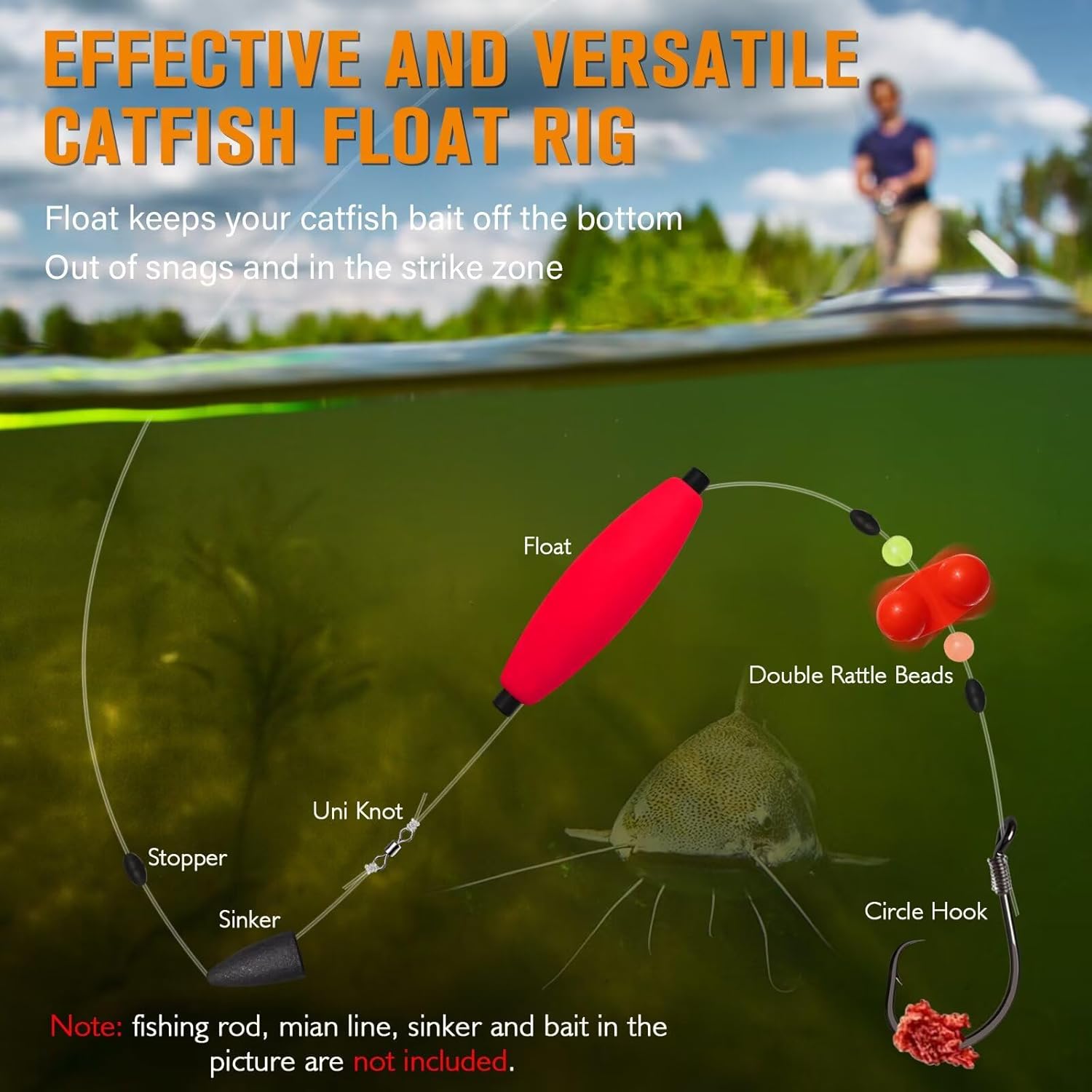 🔥Last Day Sale - 70% OFF💥Catfish Fishing Set(3Pcs)