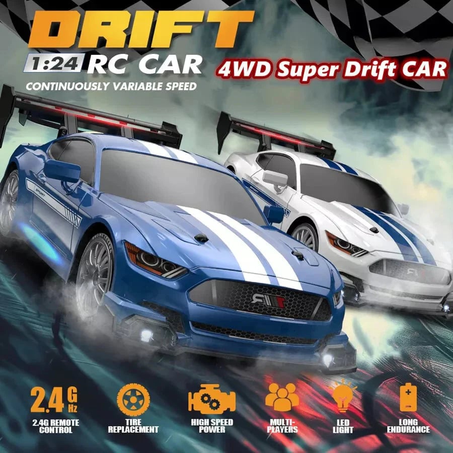 🏎️VaporStorm RC Drift Car | High-Speed, Realistic Vapor Exhaust, and Ultimate Drifting Fun!🎁Top Car Enthusiast Gift of 2025