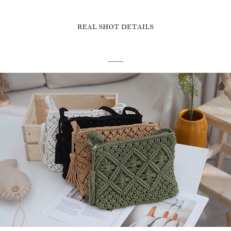 💥LAST DAY SALE 50% OFF💥Minimalist Tassel Women's Clutch⚡BUY 2 FREE SHIPPING