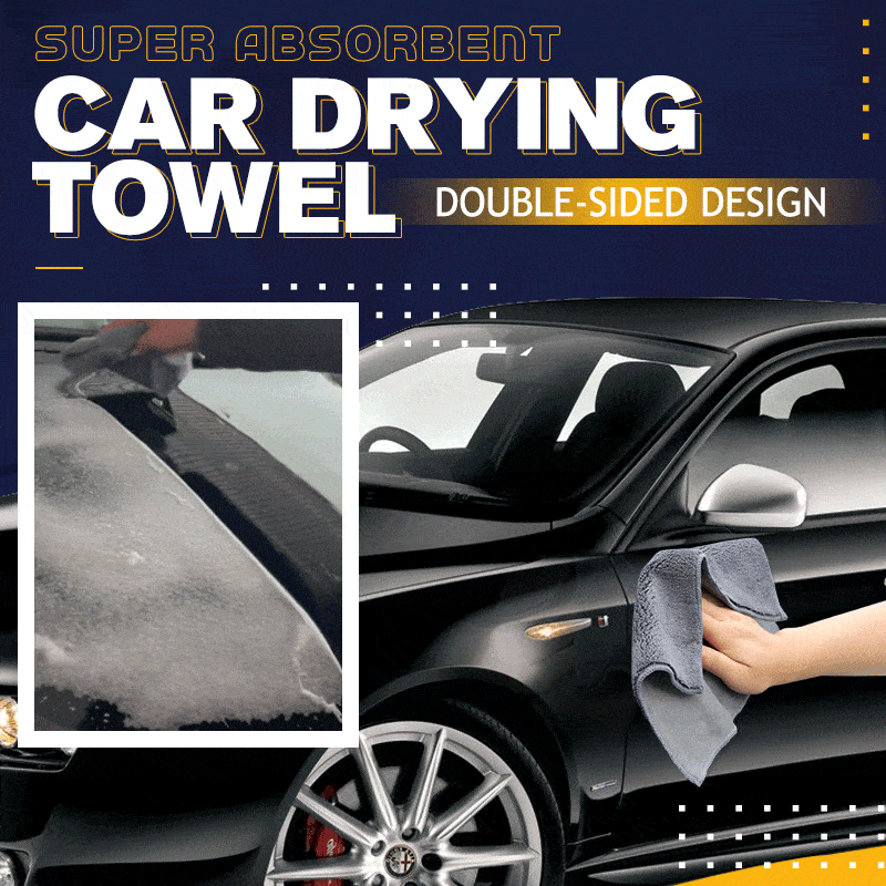(🔥HOT SALE - 49% OFF)  Super Absorbent Car Drying Towel, Buy 2 Get Extra 10% OFF