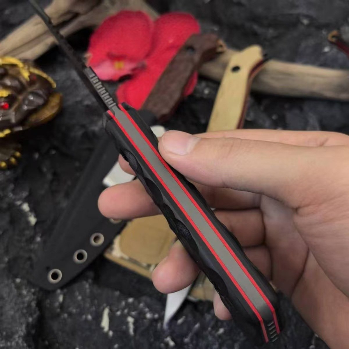 100% hand forged knife