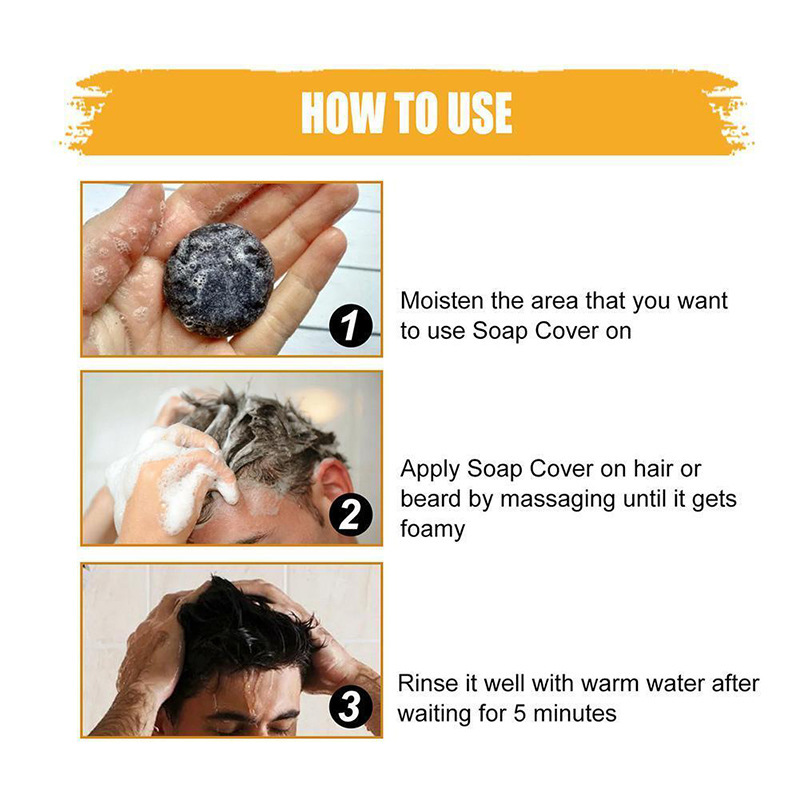 🔥Last Day Promotion 70% OFF-🔥-EE Natural Grey Hair Removal Soap