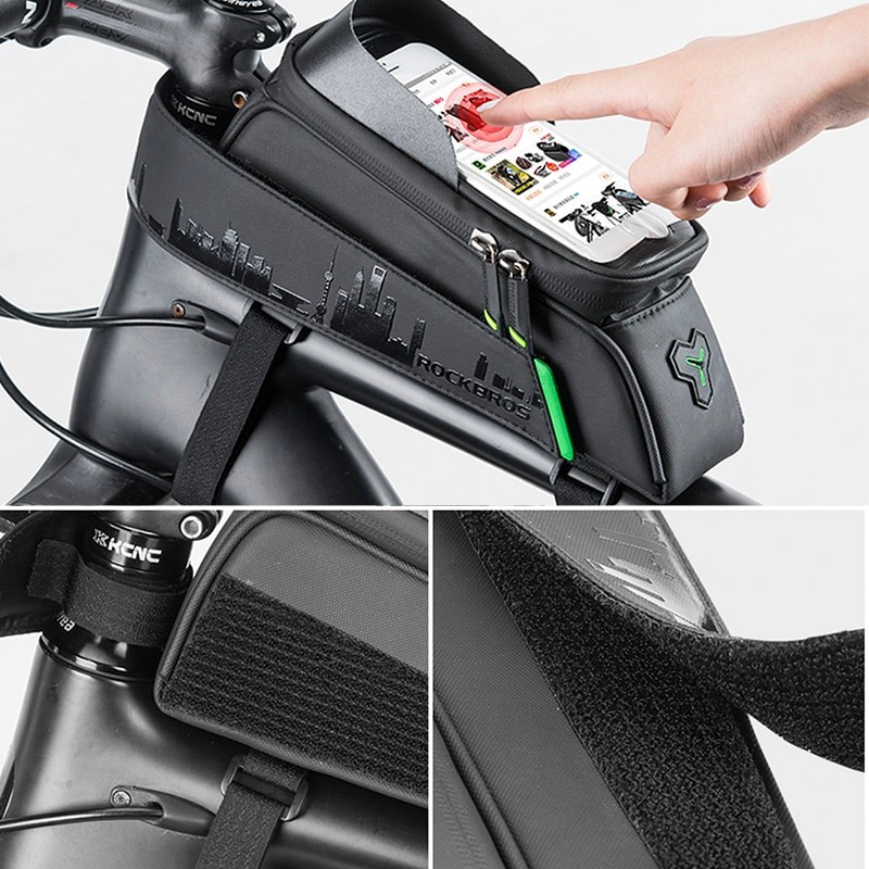 Early Christmas Hot Sale 50% OFF- Waterproof Bike Bag With Phone Holder