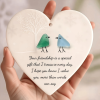 🌊Heart-Shaped Sea Glass Friendship Decor💝✨ Shaped by Nature & Crafted by Hand!