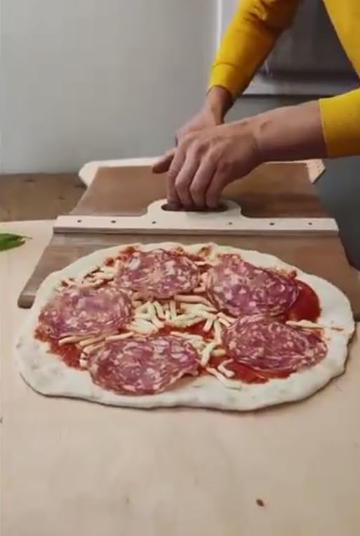 🔥Last Day Sale-50% OFF🍕Sliding Pizza Peel - The Pizza Peel That Transfers Pizza Perfectly