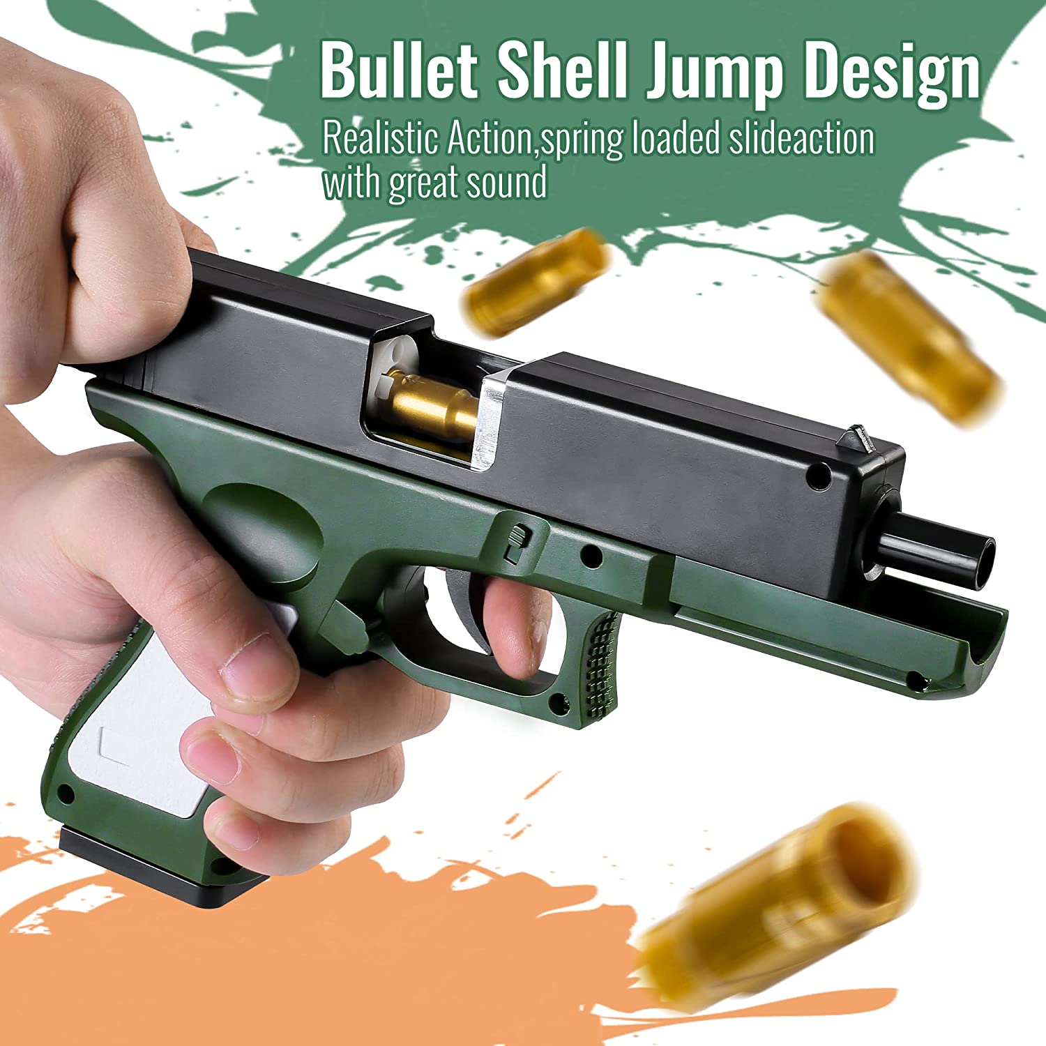 🔥Last day Sale - 60% OFF🔥 G17 SHELL EJECTION SOFT BULLET TOY GUN