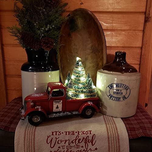 🎄🎅Christmas Presale - 49% OFF🚚🎄 Handmade Red Farm Truck Christmas Decor（ BUY 2 GET FREE SHIPPING)