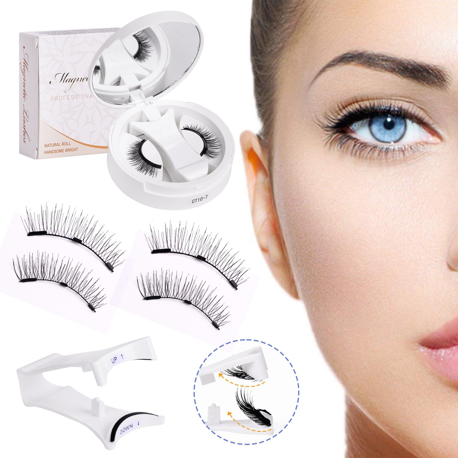 💖Summer Hot Sale 49% OFF -- Soft Magnetic Eyelashes All-in-One Box, Reusable
