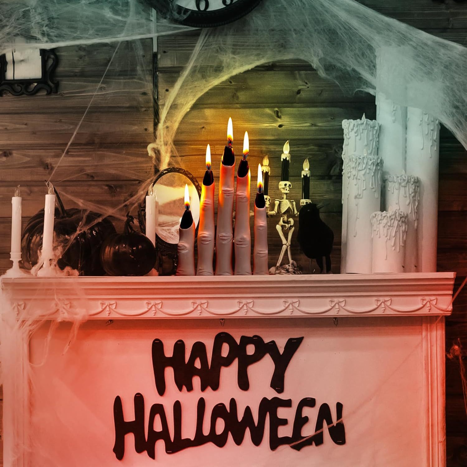 👻Halloween Presale 70% OFF-🕯️Bleeding Finger Candle，BUY 2 FREESHIPPING