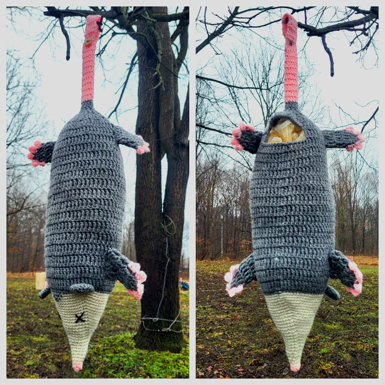 Opossum Hummingbird Feeder