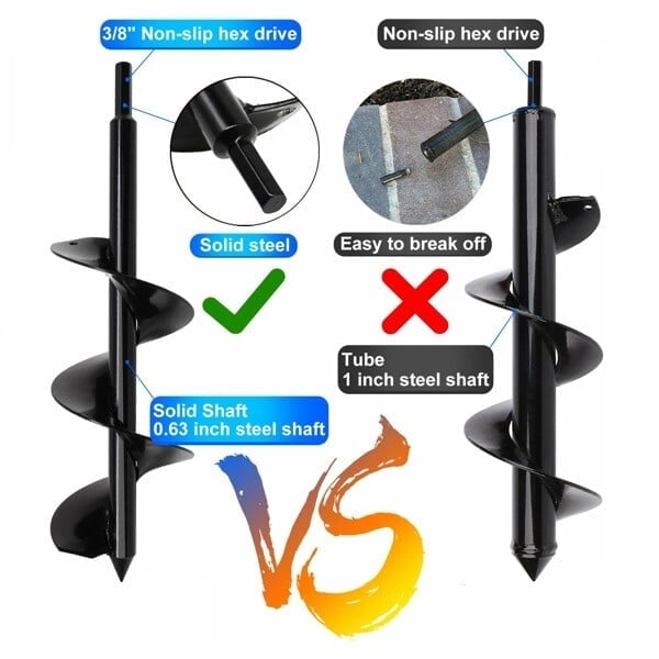 🔥LAST DAY SALE 50% OFF🔥Easy Gardening Auger Spiral Drill Bit