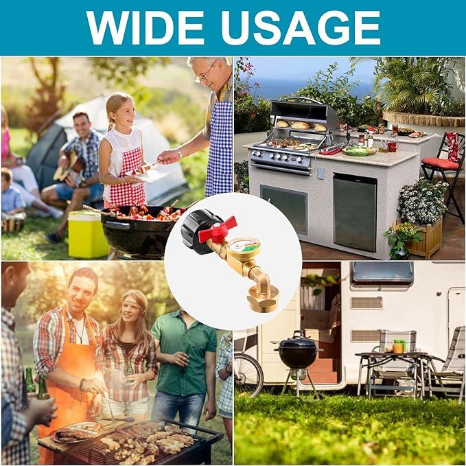🔥LAST DAY 49% OFF - Top-Rated Propane Refill Elbow Adapter (With Tank Gauge)