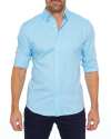 Oxford Stretch Zip Shirt (Buy 2 Free Shipping)