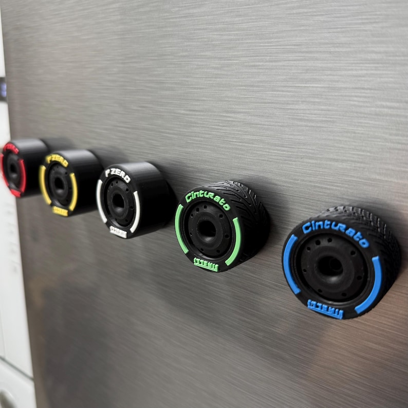 🎁TikTok Last Day Sale - 70% OFF✨Formula 1 Tire Fridge Magnets Full Set – 18” & 13” Replica F1 Tires