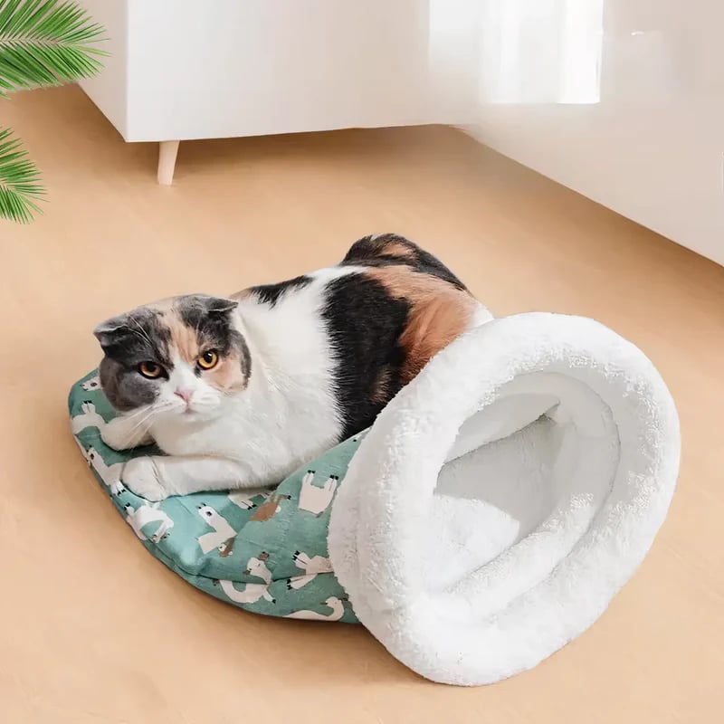 🔥Letzter Tag 49% Rabatt🐾Gemütliches Heimtiernest für kleine Katzen und Hunde