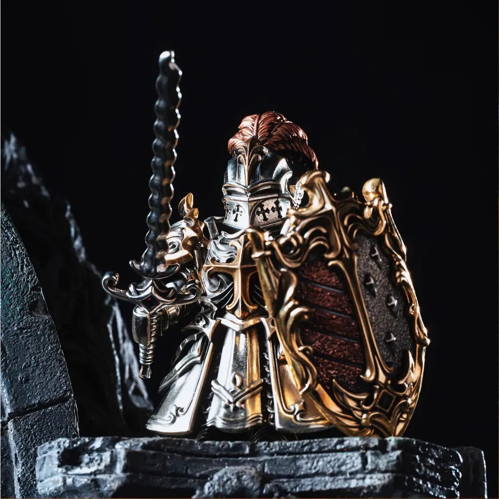 🎁TikTok Last Day Sale - 70% OFF🔥Crimson Templar Collectible Figure Detachable Bronze Copper Knight Statue & Free Shipping