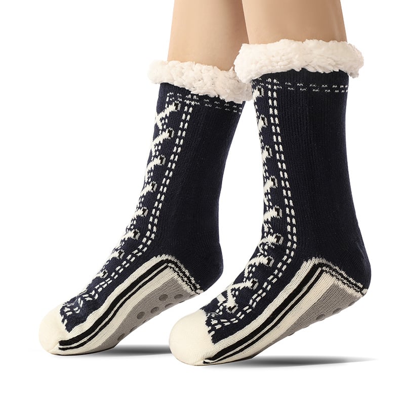 (🔥Last Day Promotions - 50% OFF) Ultra-thick Cashmere Slipper Home Socks