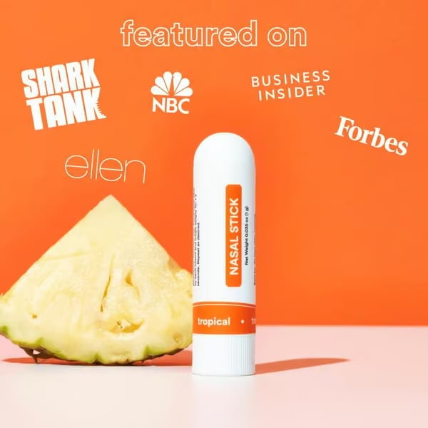 🔥Last Day Special 49% OFF🔥-Nasal Stick：Free Your Nose | Featured on SharkTank | Powerful Essential Oils with Vapor Flow Technology | Breathe In Life