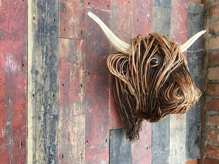 Woven Willow Highland Cow-💖Father's Day Sale💖