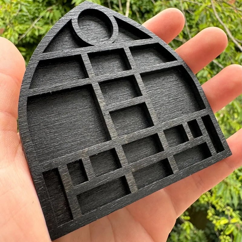 Mini Wooden Display Shelf for Collectibles
