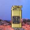 Windproof Lighter Vintage Watch Bezel Jet flame Torch