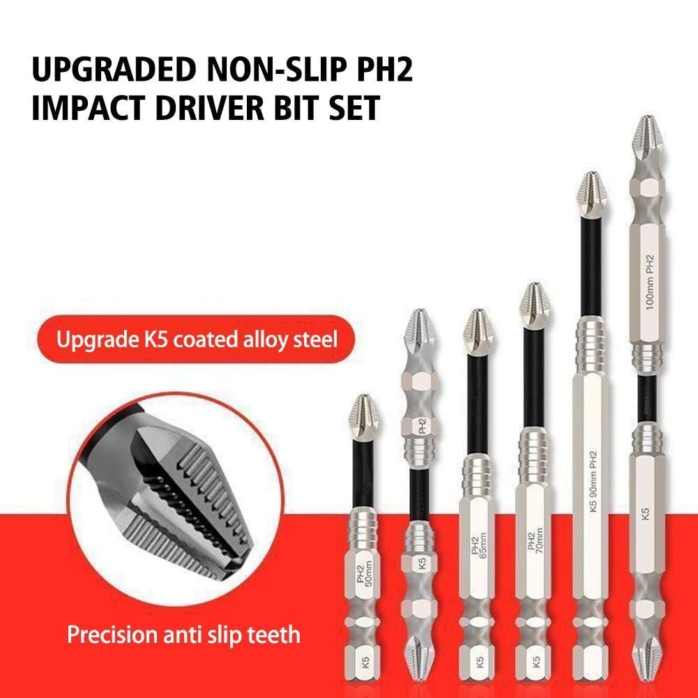 🎁TikTok Last Day Sale - 70% OFF🔥Anti-Slip PH2 Impact Driver Bit Set