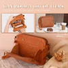 🔥Best Gift for Mom🔥Three-Layer Leather Crossbody Shoulder & Clutch Bag