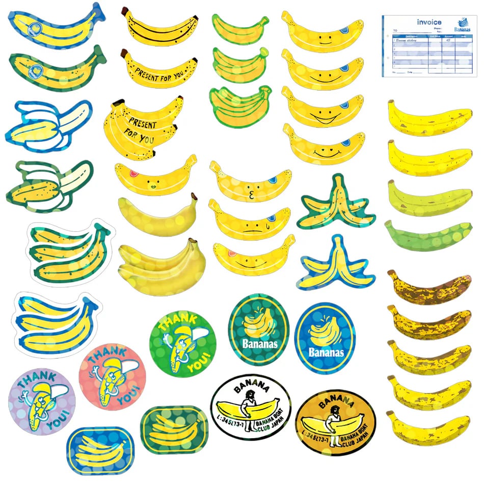 🔥Miniature Shipping Box Flake Sticker Set