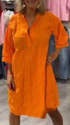 Women's V-neck Hollow Casual Dress