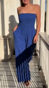 Women's Tube Top Casual Jumpsuit