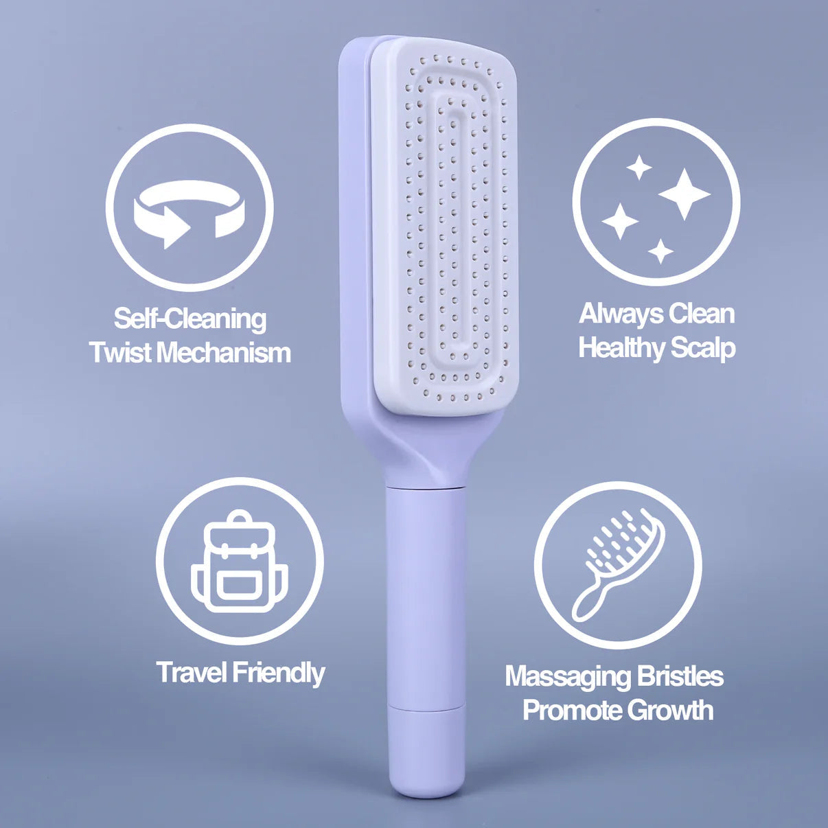 🔥Last Day Promotion 70% OFF🔥Self Cleaning Detangling Brush