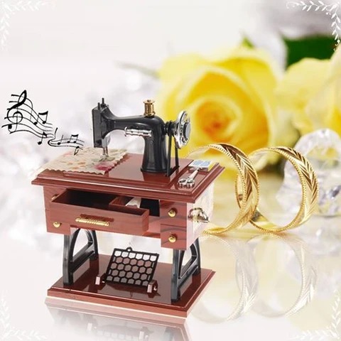 Last Day 70% OFF🔥Wood Mini Sewing Machine Music Box (BUY 2 GET FREE SHIPPING)