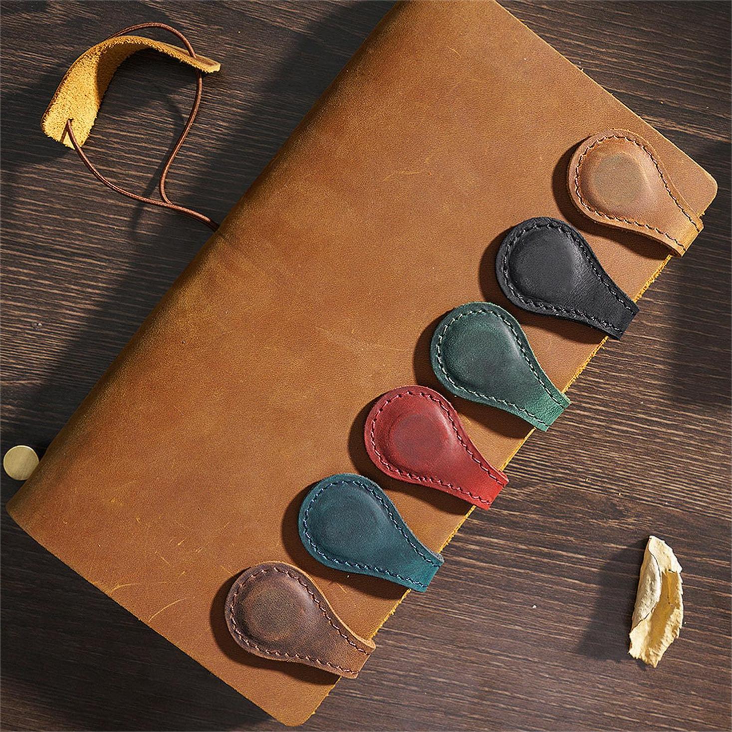 🔥Last Day Promotion - 50% OFF-🎁-📕🔖Vintage Magnetic Leather Bookmark🏅