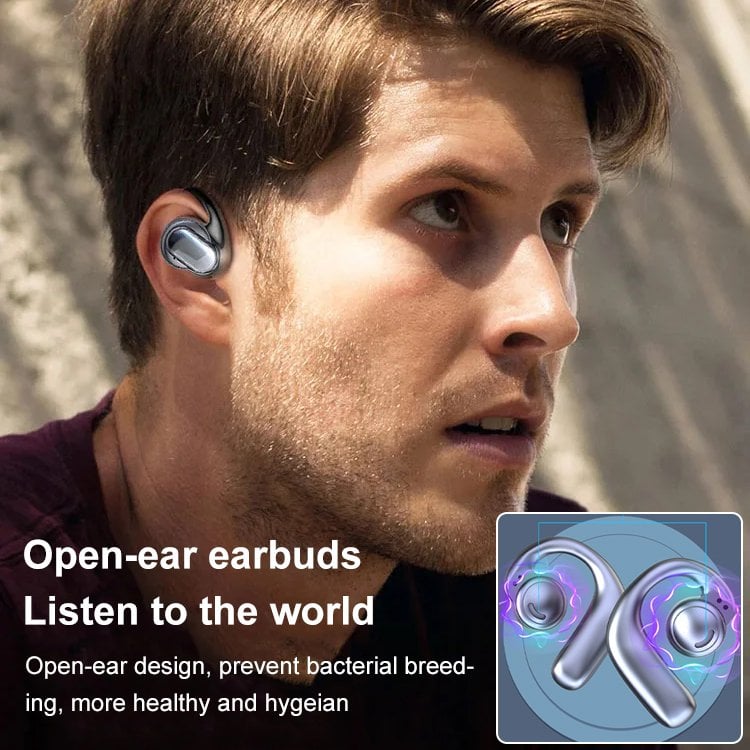 🔥LAST DAY SALE 49% OFF🔥Wireless Bone Conduction Digital Bluetooth Earbuds