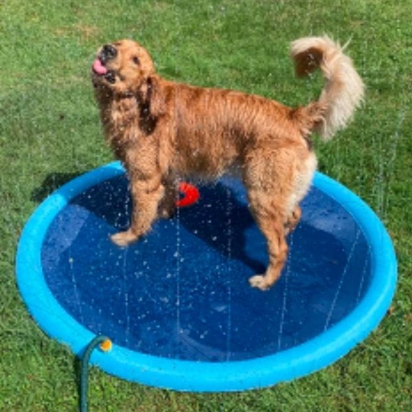 (🔥SUMMER HOT SALE-48% OFF) Dog Splash Sprinkler Pad(BUY 2 FREE SHIPPING NOW!)