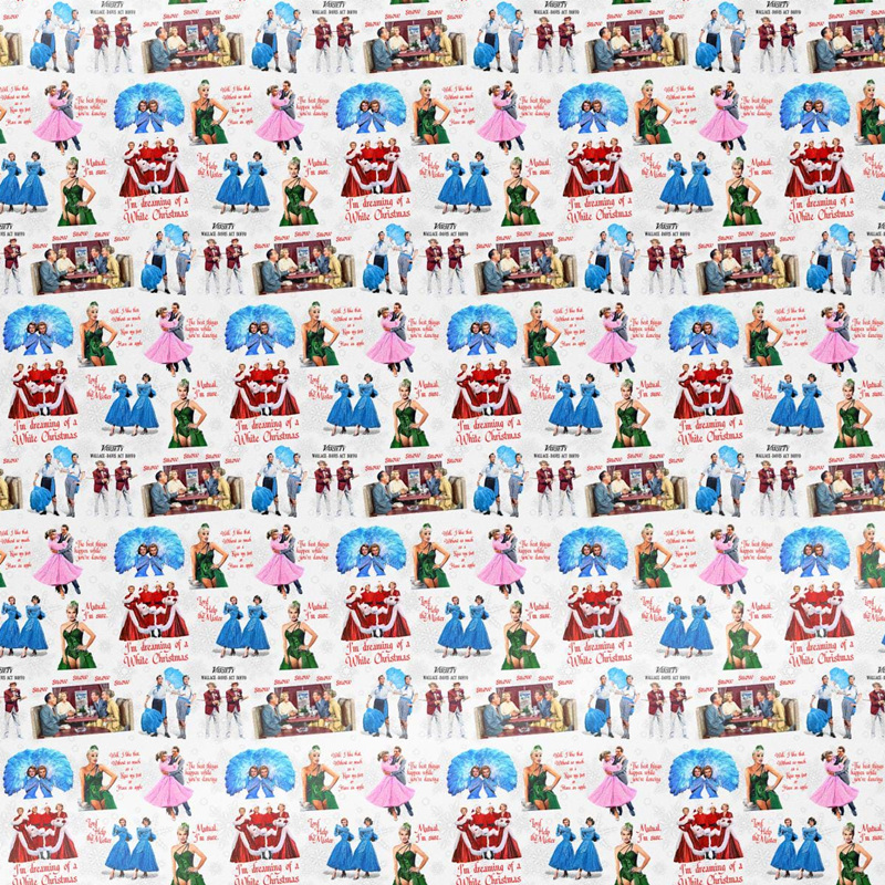 White Christmas Wrapping Papers