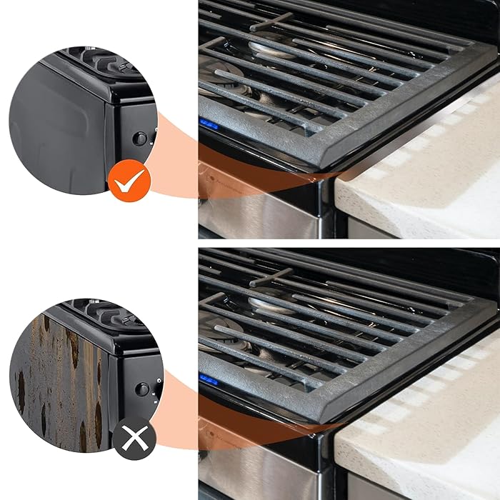 (🎄Early Christmas Sale - 49% OFF)🔥Stove Gap Covers Stainless Steel🔥BUY 2 SAVE 20% OFF