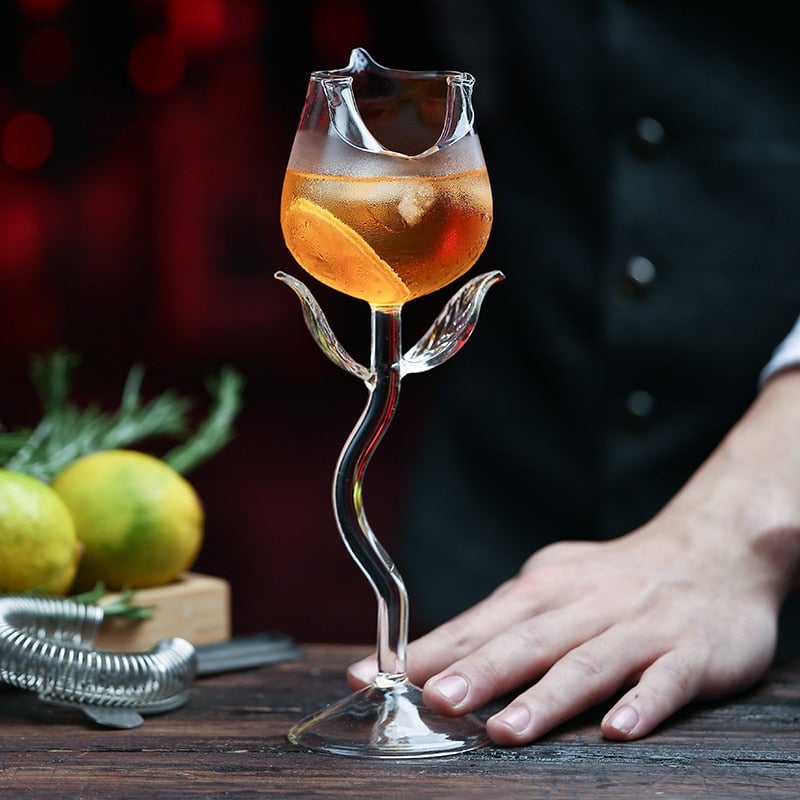 Love Blooms Cocktail Glass