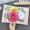 💐Handmade 3D Flower Greeting Card