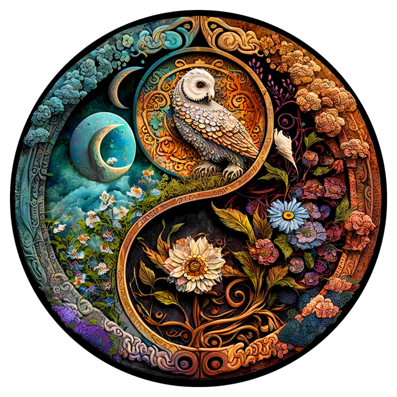 🔥Last Day Promotion- SAVE 70%🎄3D Yin-Yang Irregular Animal Wooden Puzzle-Buy 2 Free Shipping