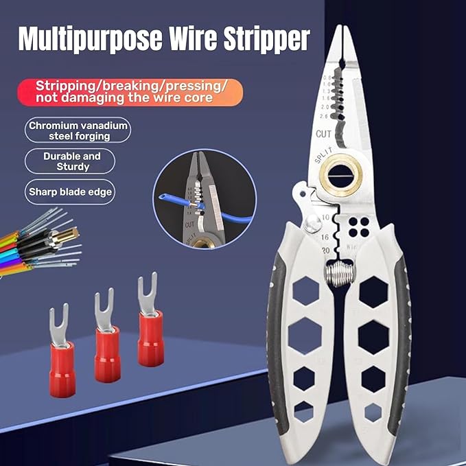 (🔥Last Day Promotion - 50% OFF) New Upgrade Multi-Purpose Wire Stripping Tool, BUY 2 FREE SHIPPING